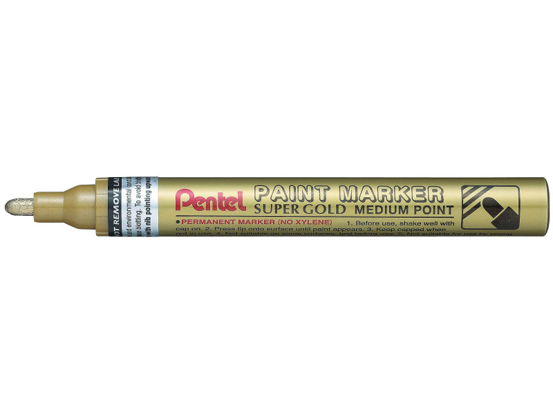 Pentel Marqueur laque PAINT MARKER MMP10, or