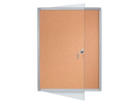 FRANKEN Vitrine d'affichage X-tra!Line, 4 x A4, dos en liège