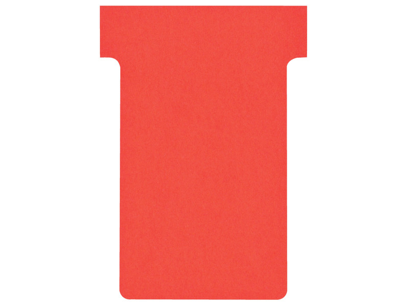 FRANKEN Fiches T, taille 2 / 48 x 84 mm, rouge