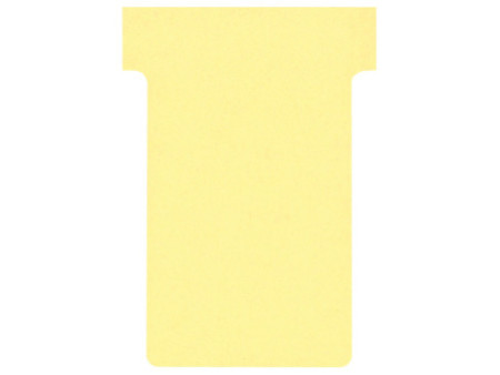 FRANKEN Fiches T, taille 2 / 48 x 84 mm, jaune