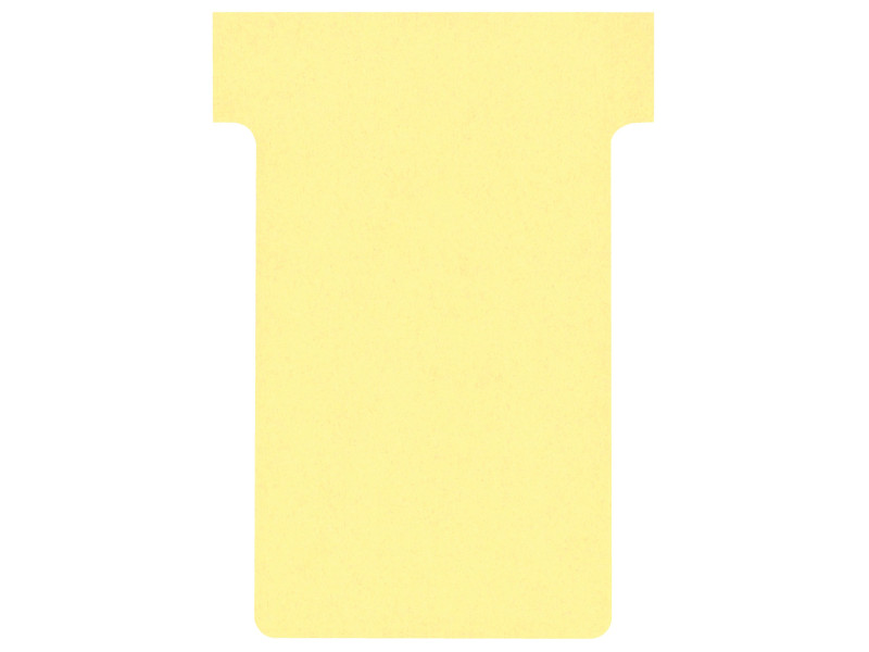 FRANKEN Fiches T, taille 2 / 48 x 84 mm, jaune