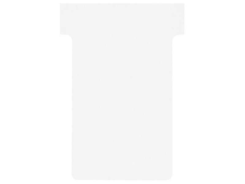 FRANKEN Fiches T, taille 2 / 48 x 84 mm, blanc