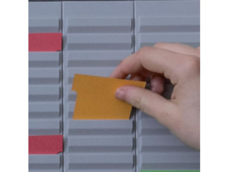 FRANKEN Fiches T, taille 2 / 48 x 84 mm, blanc