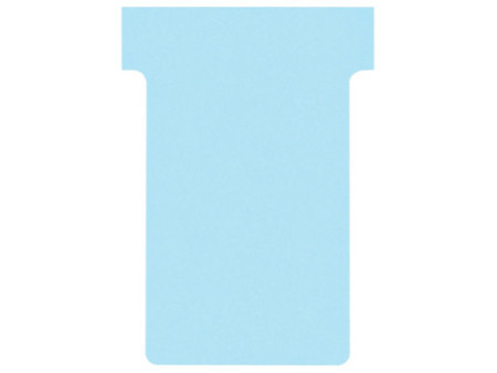 FRANKEN Fiches T, taille 2 / 48 x 84 mm, bleu clair