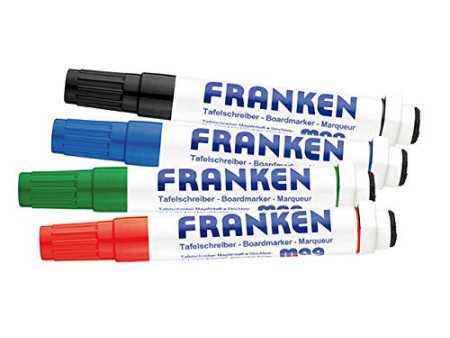 FRANKEN Marqueur pour tableau blanc MagWrite, bleu