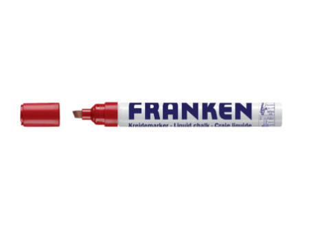 FRANKEN Craie liquide, largeur de tracé: 2-5 mm, rouge