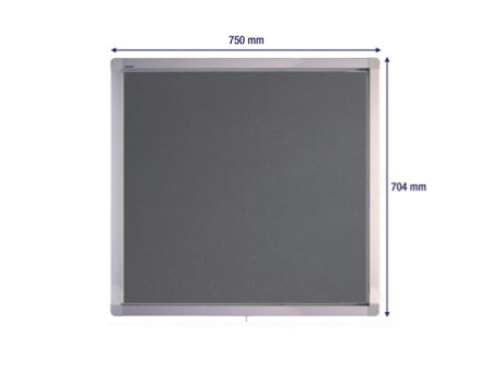 FRANKEN Vitrine d'affichage ECO pour 6x A4, dos en feutre