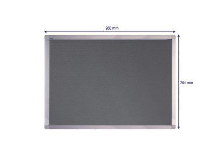 FRANKEN Vitrine d'affichage ECO pour 8x A4, dos en feutre