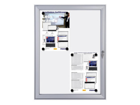 FRANKEN Vitrine d'affichage SECURITY 4 x A4, ininflammable