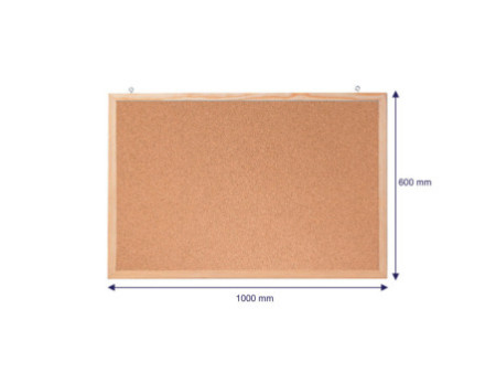 FRANKEN Tableau en liège 'Memoboard', 1.000 x 600 mm, marron