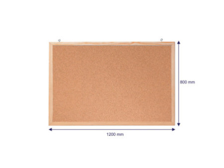 FRANKEN Tableau en liège 'Memoboard', 1.200 x 800 mm, marron
