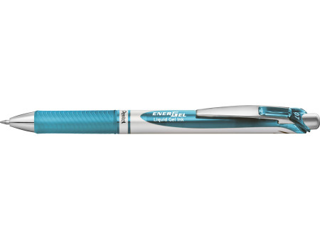 Pentel Stylo roller encre gel Energel BL77, bleu clair
