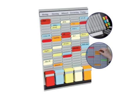 FRANKEN Tableau planning à fiches T, (L)315 x (H)490 mm