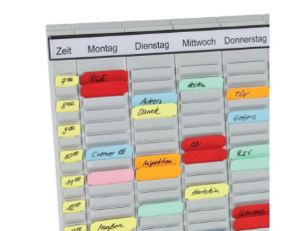 FRANKEN Tableau planning à fiches T, (L)315 x (H)780 mm