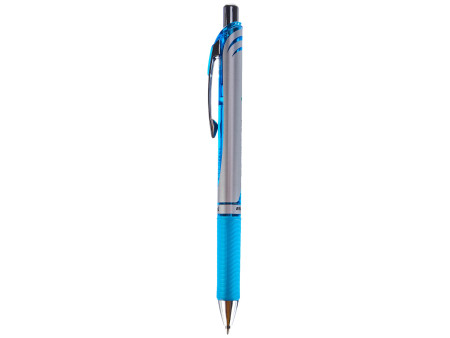 Pentel Stylo roller encre gel Energel BL77, bleu clair