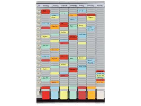 FRANKEN Tableau planning à fiches T, (L)474 x (H)780 mm