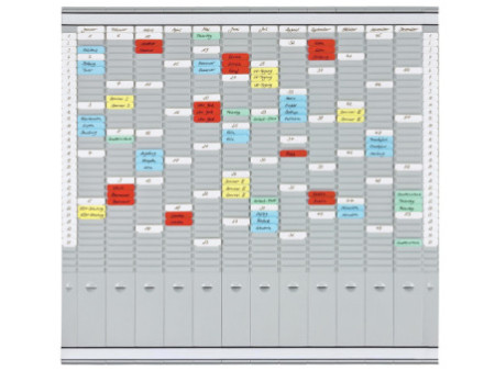 FRANKEN Tableau planning à fiches T, (L)819 x (H)780 mm