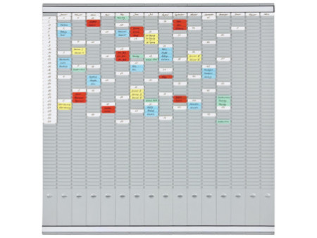 FRANKEN Tableau planning à fiches T, (L)1.008 x (H)1.008 mm