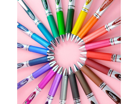 Pentel Stylo roller encre gel Energel BL77, bleu clair