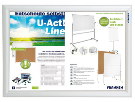FRANKEN Cadre porte-affiches security, ininflammable, A3