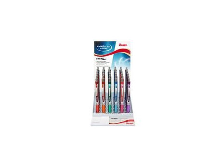 Pentel Liquid Stylo roller encre gel Energel BL77,présentoir
