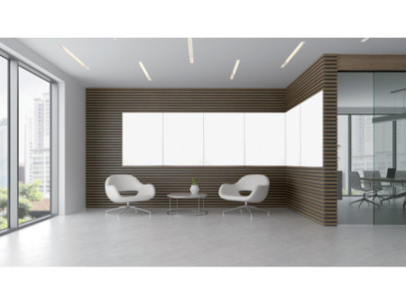FRANKEN Tableau en verre design, 1.800 x 1.200 mm, blanc pur