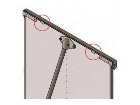 FRANKEN Porte-bloc pour chevalet de conférence EL-FC