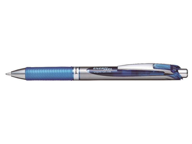 Pentel Liquid Stylo roller à encre gel Energel BL80, bleu