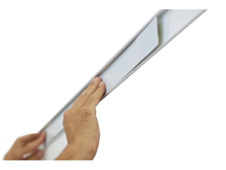 FRANKEN Set de rails muraux PRO, 4.000 mm x 60 mm, argent
