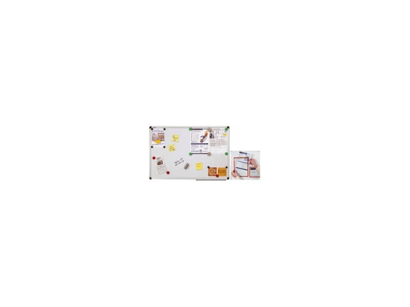 FRANKEN Tableau mural blanc, laqué, 900 x 600 mm