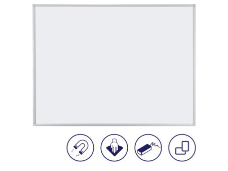 FRANKEN Tableau mural Blanc ECO, laqué, 600 x 450 mm
