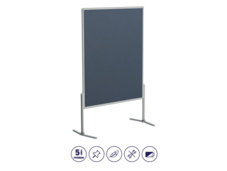 FRANKEN Tableau de présentation PRO, 1200 x 1500 mm, gris