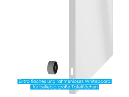 FRANKEN Tableau blanc mural Infinity, (L)1.200 x (H)900 mm