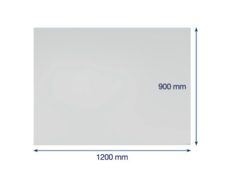 FRANKEN Tableau blanc mural Infinity, (L)1.200 x (H)900 mm