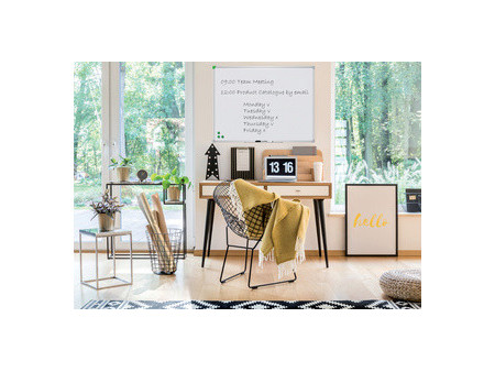 FRANKEN Tableau blanc magnétique U-Act! Line, laqué
