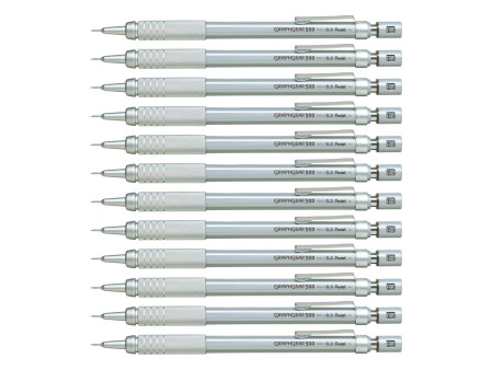 Pentel Porte-mines GRAPHGEAR 500, diamètre de mines: 0,3 mm