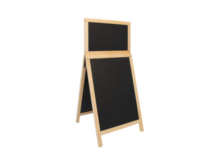 Securit Panneau trottoir DELUXE Top Board, couleur hêtre