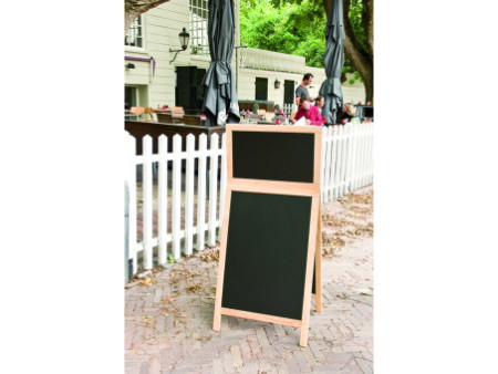 Securit Panneau trottoir DELUXE Top Board, couleur hêtre
