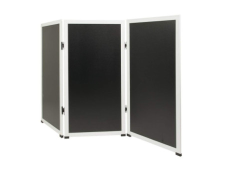 Securit Cloison MULTI BOARD, avec tableau noir, noir