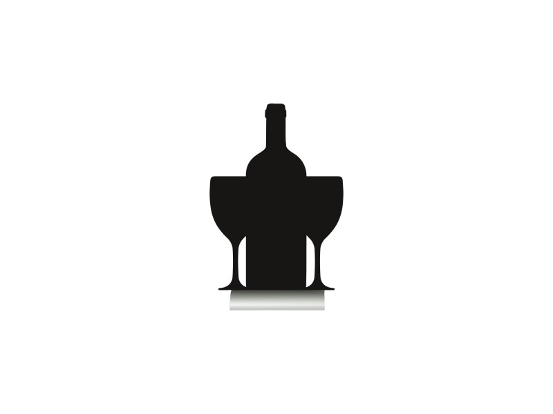 Securit Ardoise de table SILHOUETTE 'Vin'