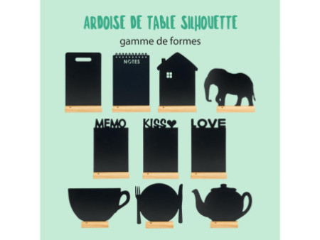 Securit Ardoise de table SILHOUETTE 'Maison'