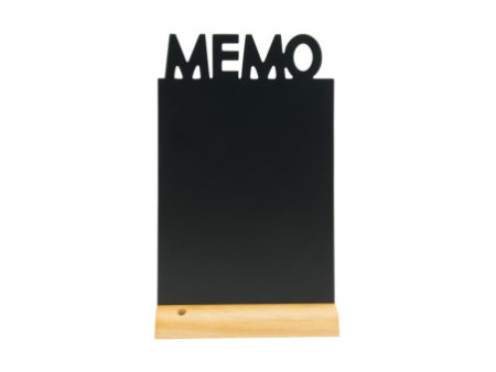 Securit Ardoise de table SILHOUETTE 'Memo'