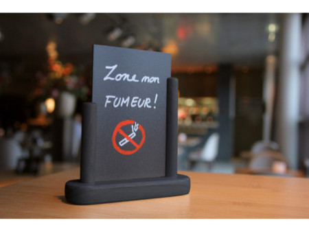 Securit Ardoise de table ELEGANT, petit, noir