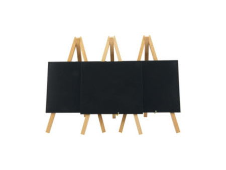 Securit Ardoise de table MINI avec trépied, hêtre
