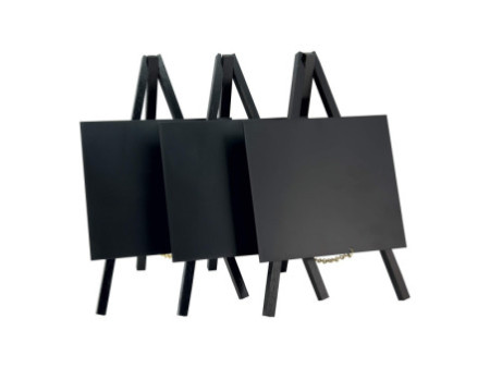 Securit Ardoise de table MINI avec trépied, noir