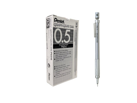 Pentel Porte-mines GRAPHGEAR 500, diamètre de mine: 0,5 mm