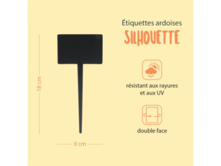 Securit Pancarte décorative TAG 'Rectangle'