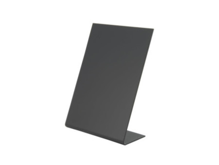 Securit Ardoise de table L-SHAPE, A6, noir