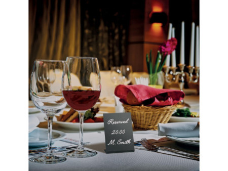 Securit Ardoise de table L-SHAPE, A7, noir