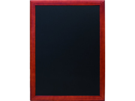 Securit Ardoise murale UNIVERSAL, avec cadre en bois, acajou